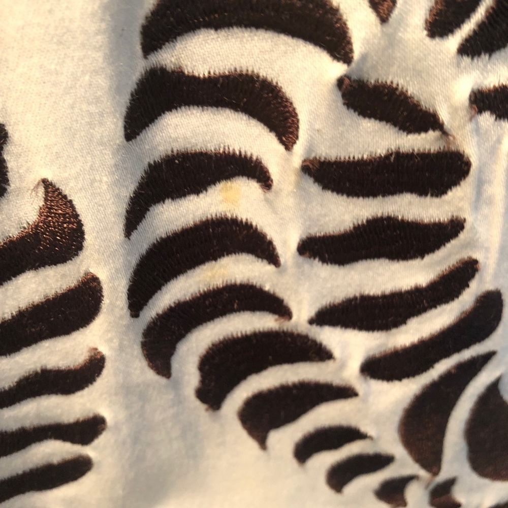 Elizabeth McKay Brown + White Tunic Size 6 - Picture 5 of 7